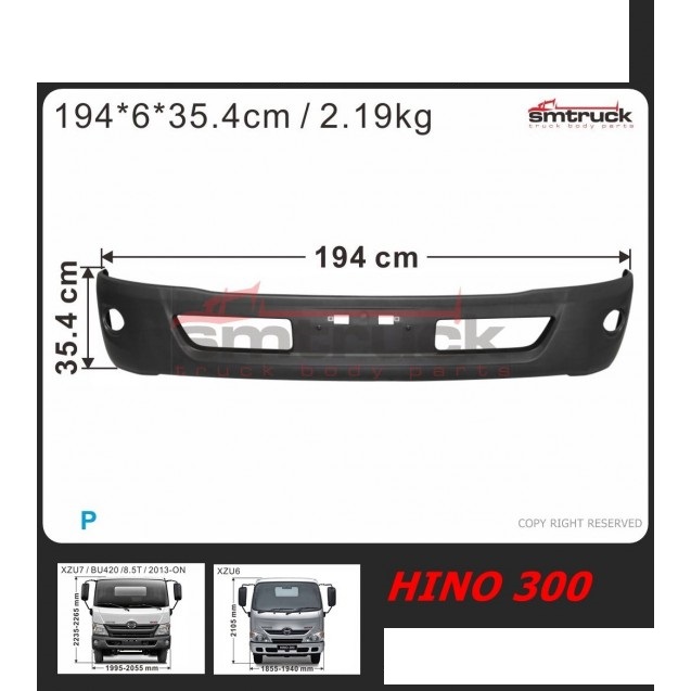 BUMPER HINO HN300 8.5T 