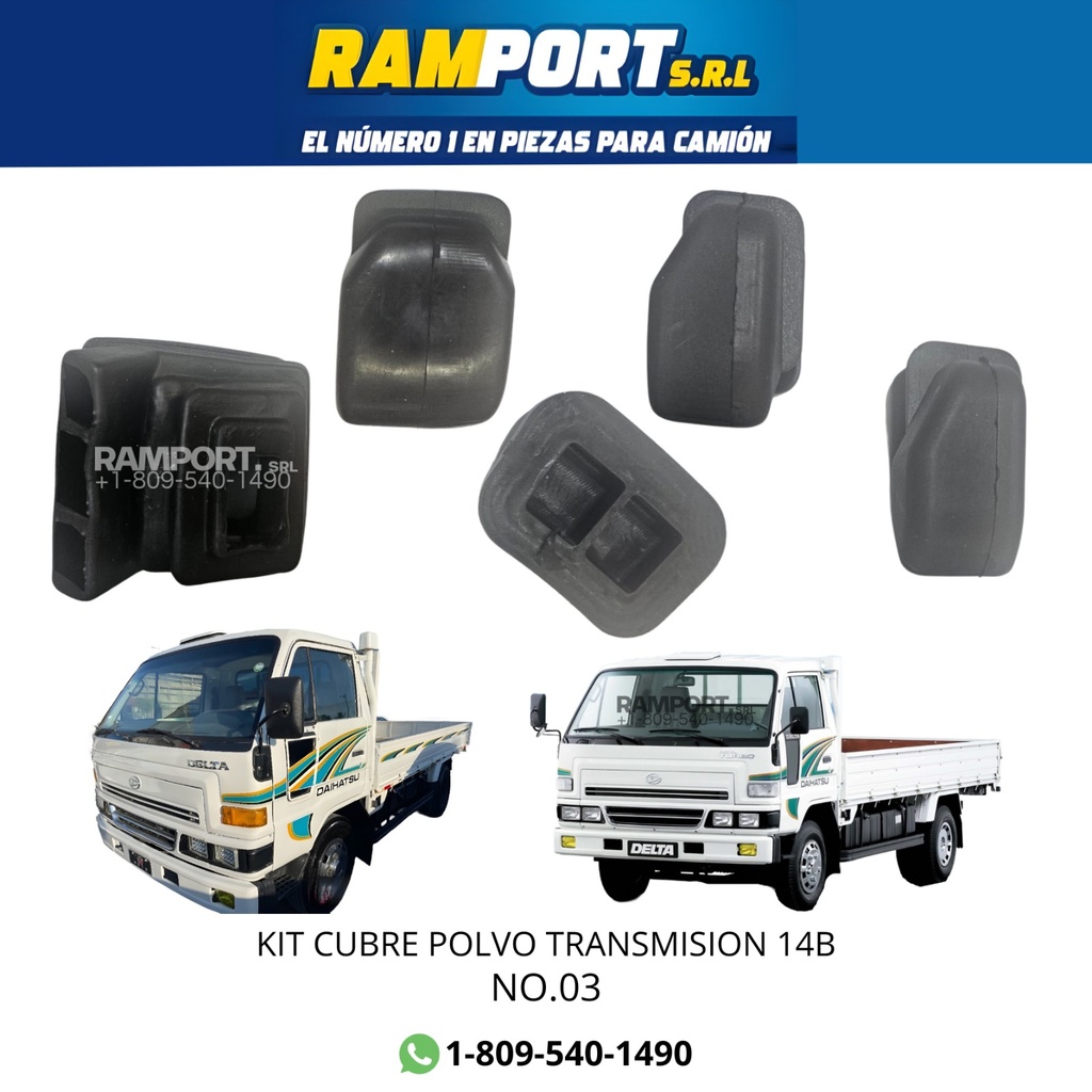 [NO.03] KIT CUBRE POLVO TRANSMISION 14B