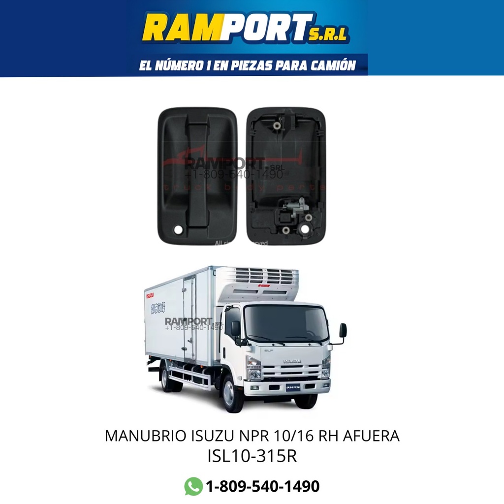 MANUBRIO ISUZU NPR 10/16 RH AFUERA