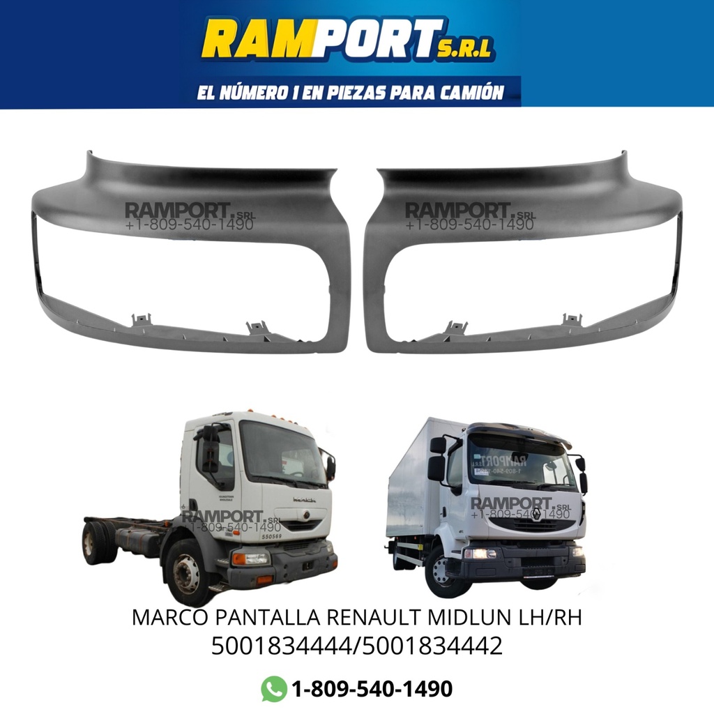 MARCO PANTALLA RENAULT MIDLUN LH *