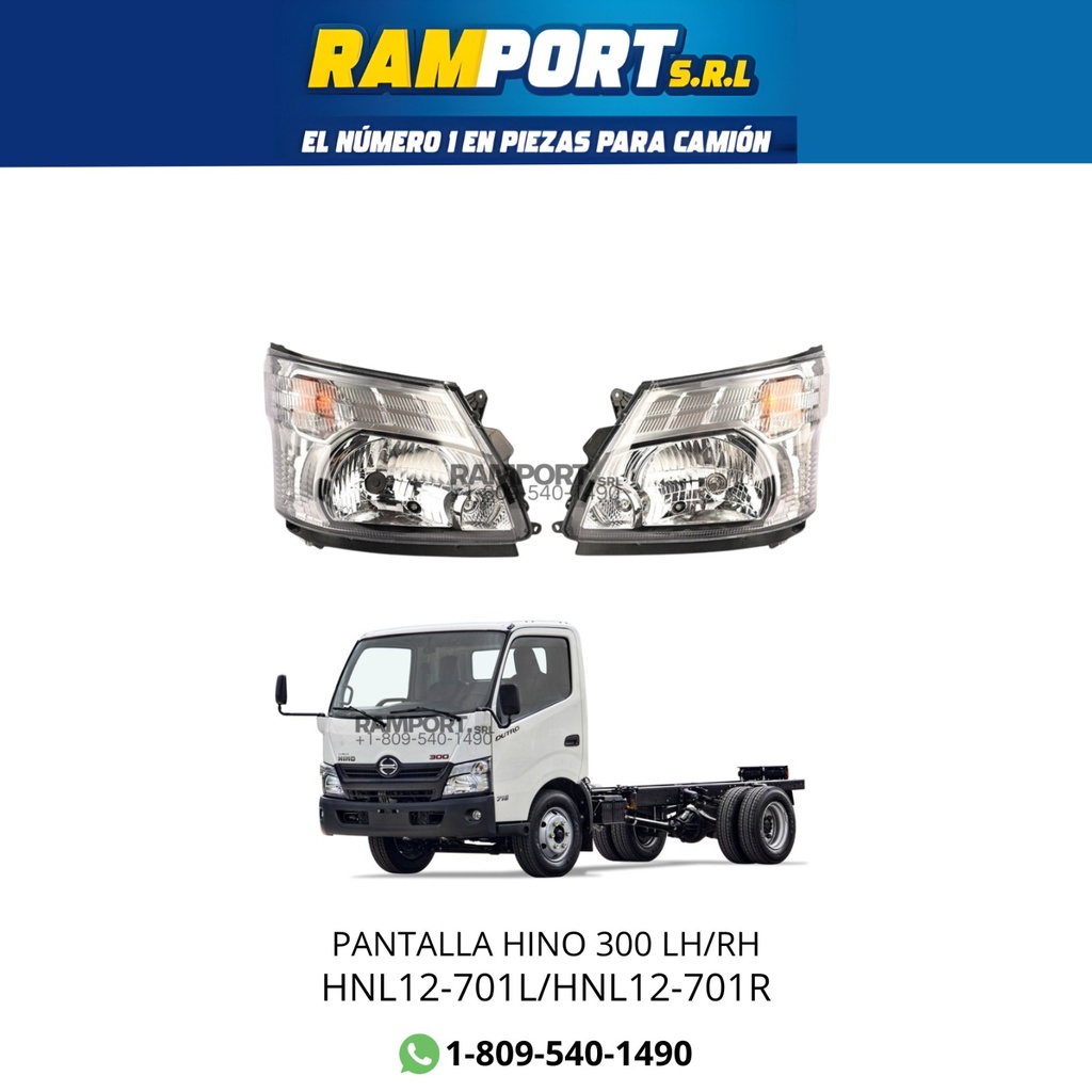 PANTALLA HINO 300 LH