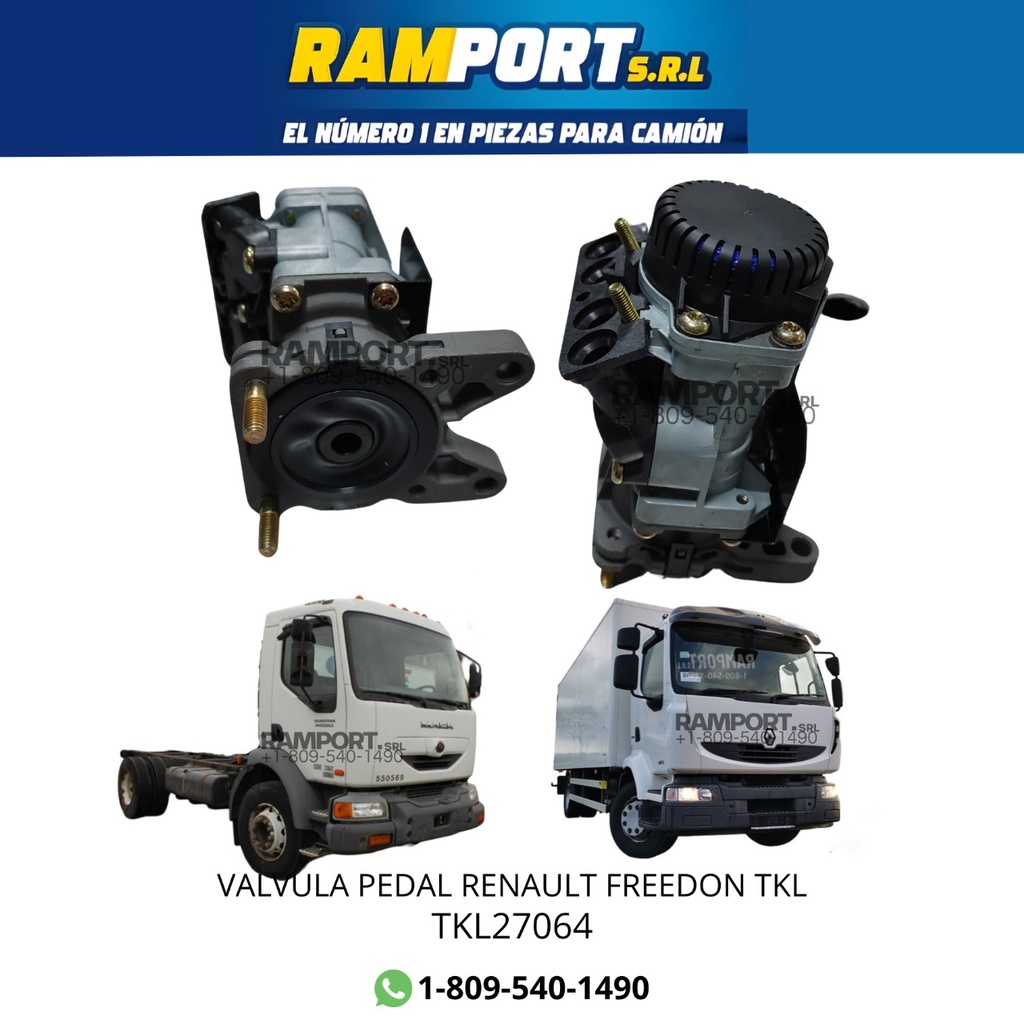 VALVULA PEDAL RENAULT FREEDON TKL * 5