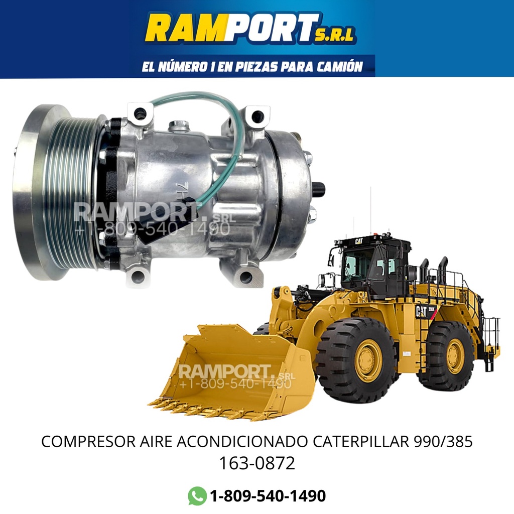 COMPRESSOR A/C CATERPILLAR 990/385 *