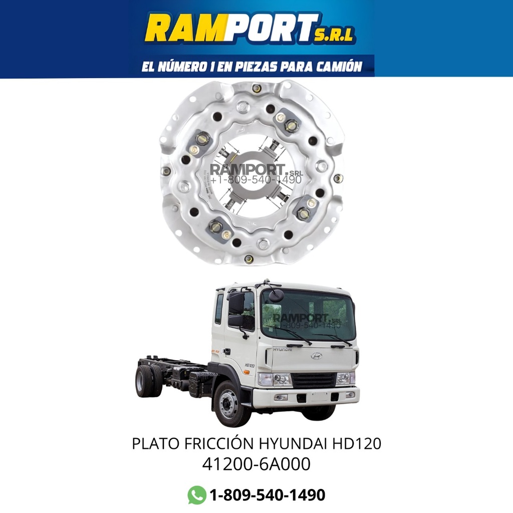 [41200-6A000] PLATO FRICCIÓN HYUNDAI HD120