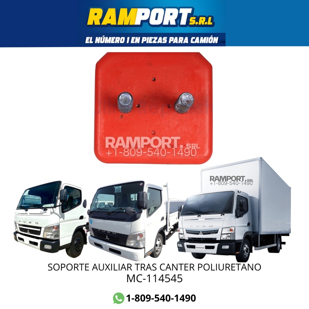 SOPORTE AUXILIAR TRAS CANTER POLIURETANO
