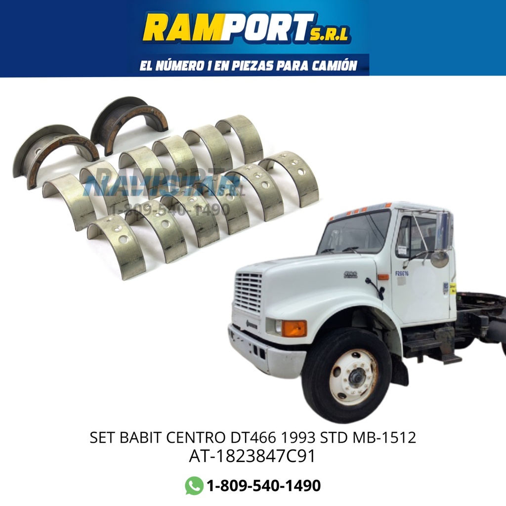 [AT-1823847C91] SET BABIT CENTRO DT466 1993 STD MB-1512 *