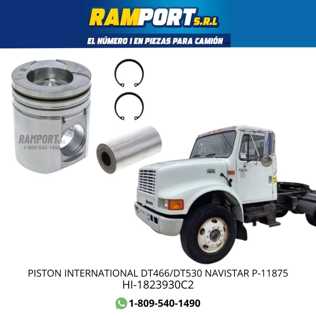 PISTON INTERNATIONAL DT466/DT530 NAVISTAR P-11875 *