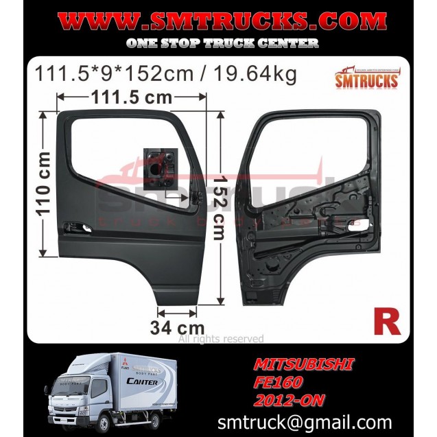 PUERTA MITSUBISHI CANTER FUSO 12/23 C/E RH V/A
