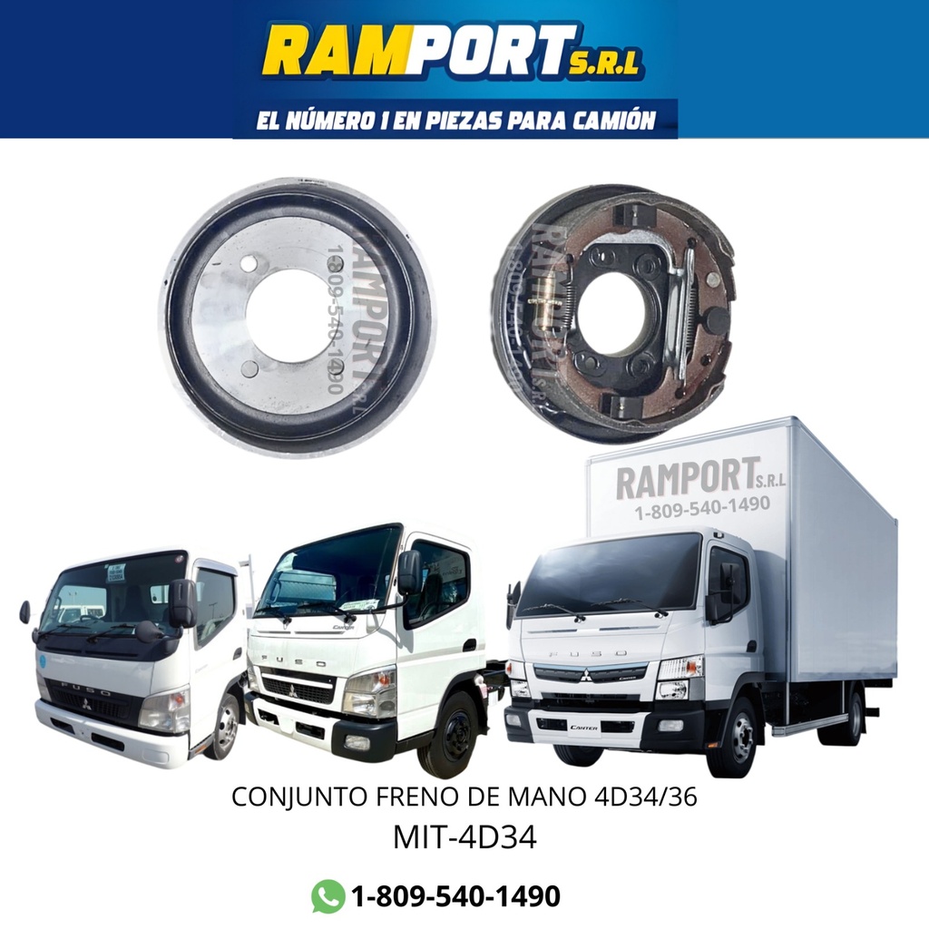 KIT FRENO DE MANO 4D33