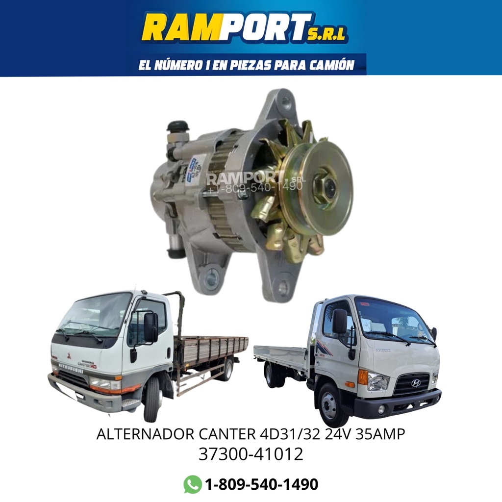 ALTERNADOR CANTER 4D31/32 24V 35AMP ME-049167-5