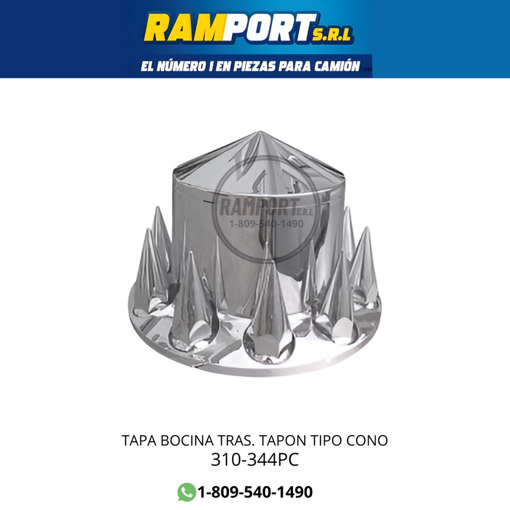 [310-344PC] TAPA BOCINA TRAS TAPON TIPO CONO