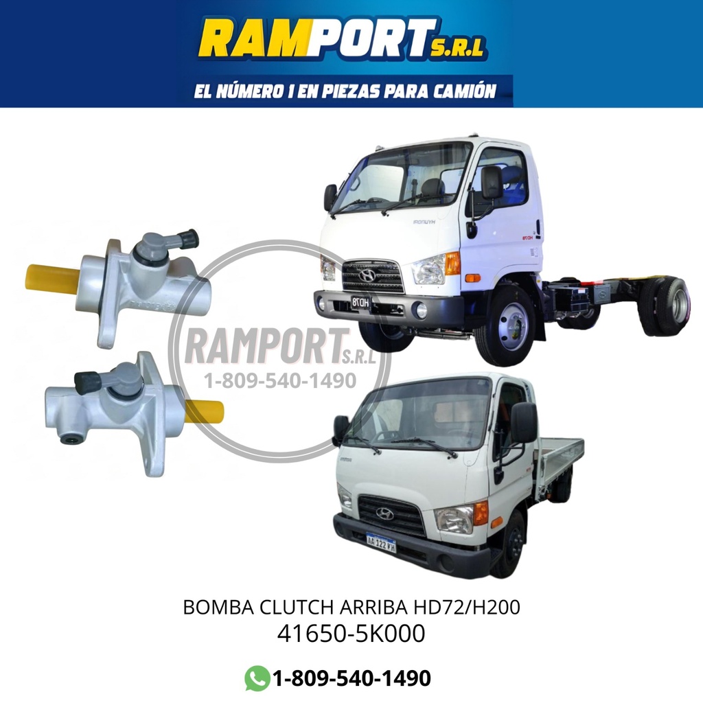 BOMBA CLUTCH ARRIBA HD72/H200