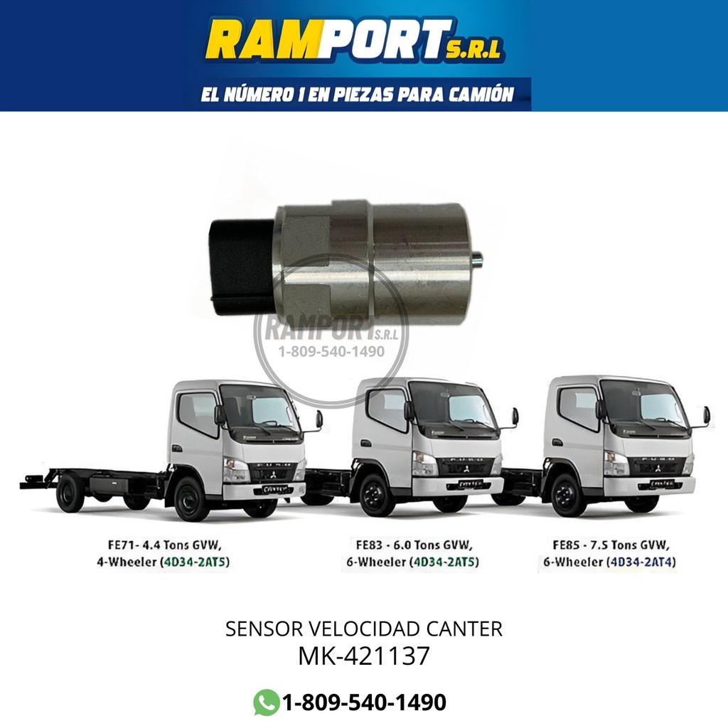 SENSOR VELOCIDAD MITSUBISHI CANTER 750084