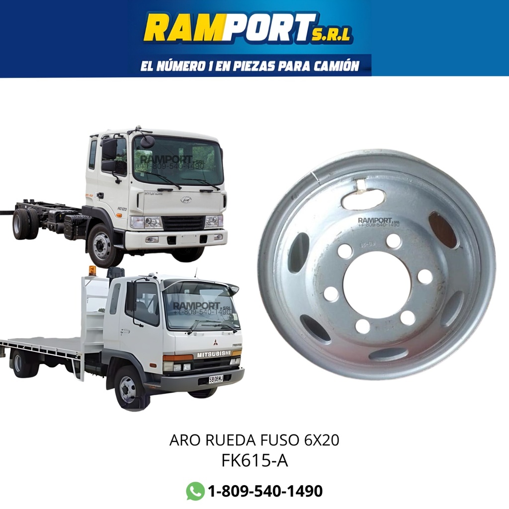 [FK615-A] ARO RUEDA FUSO 6X20