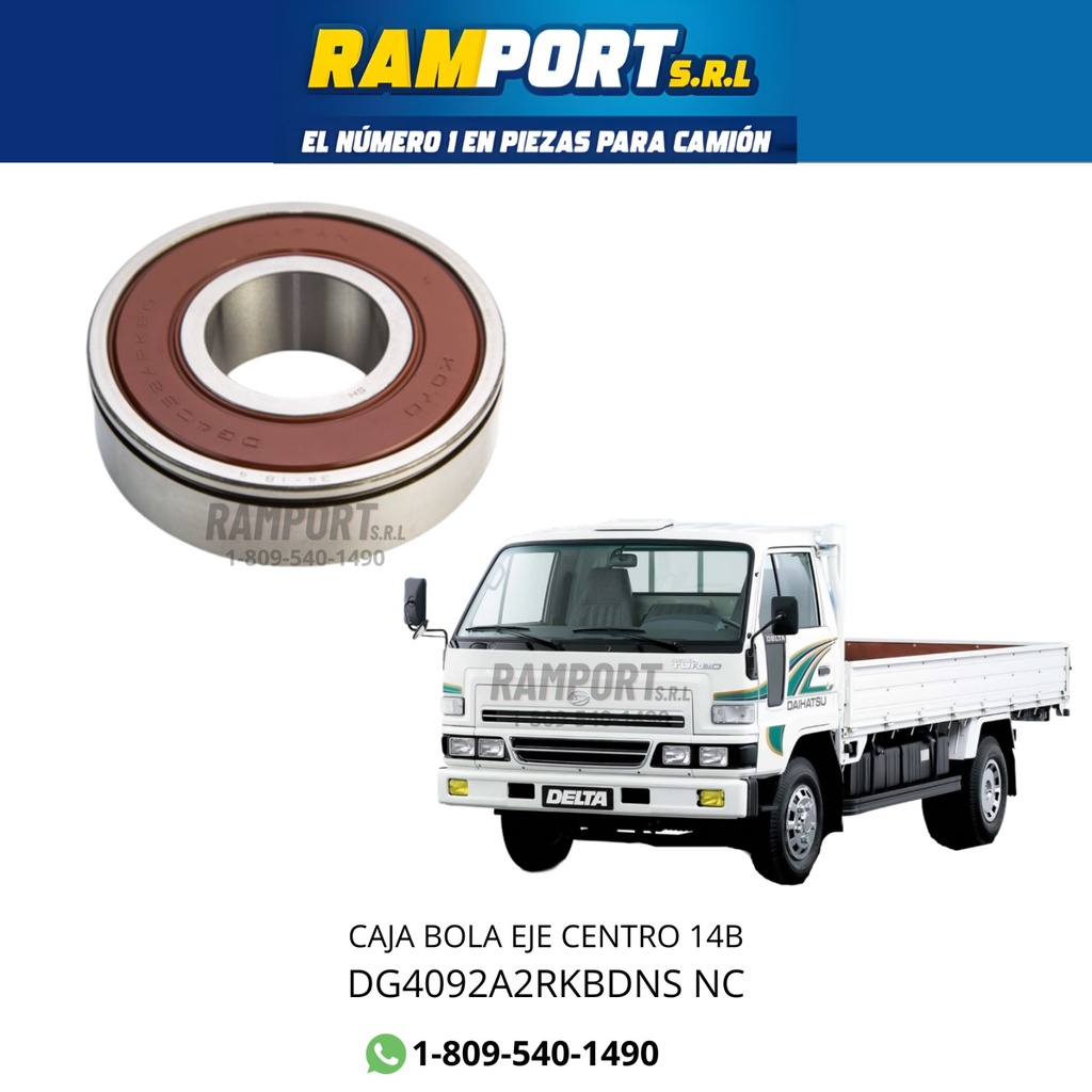 [DG4092A2RKBDNS NC] CAJA BOLA EJE CENTRO DAIHATSU 14B