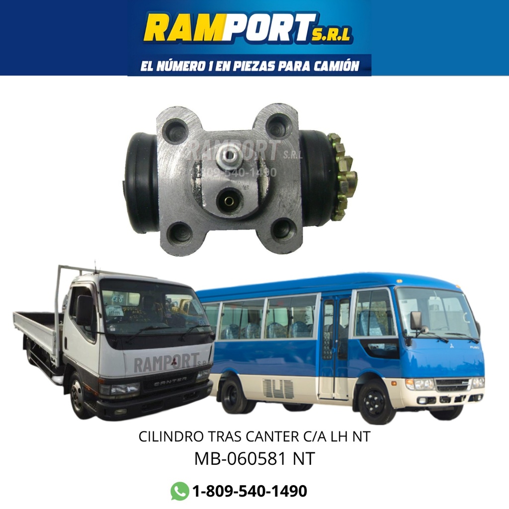 [MB-060581 NT] CILINDRO TRAS MITSUBISHI CANTER C/A LH NT