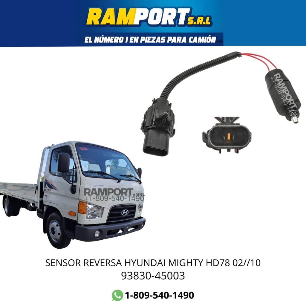 [93830-45003] SENSOR REVERSA HYUNDAI MIGHTY HD78 02//10