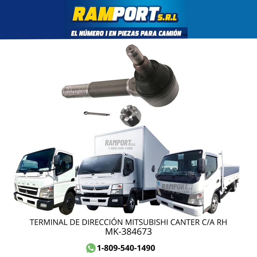 [MK-384673 NT] TERMINAL DIRECCIÓN MITSUBISHI CANTER C/A RH