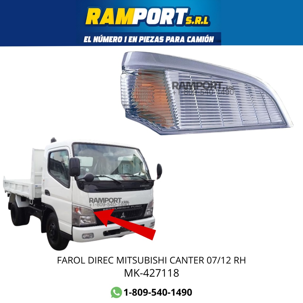 FAROL DIREC MITSUBISHI CANTER  07/12 RH
