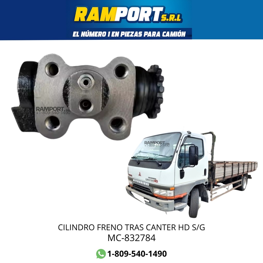 [MC-832784 NT] CILINDRO FRENO TRAS CANTER HD S/G