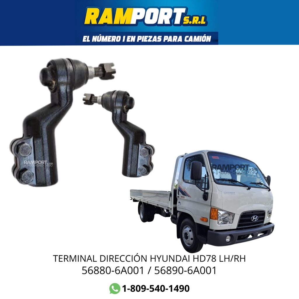 TERMINAL DIRECCIÓN HYUNDAI HD78 RH