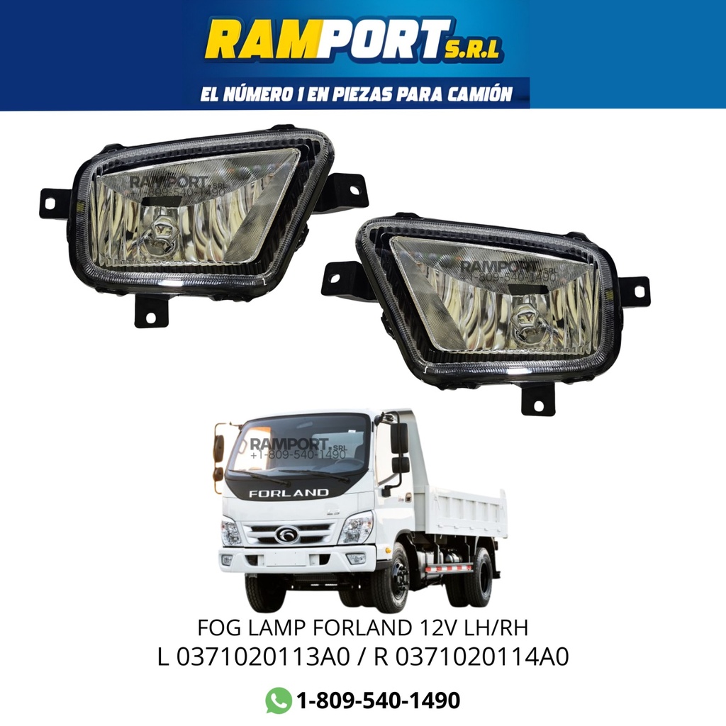 [R0371020114A0] FOG LAMP FORLAND 12V RH