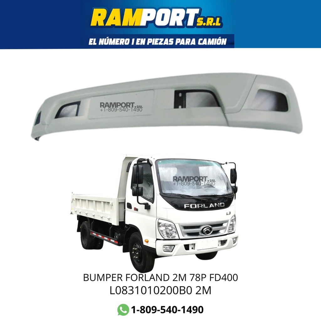 BUMPER FORLAND 2M 78P FD400