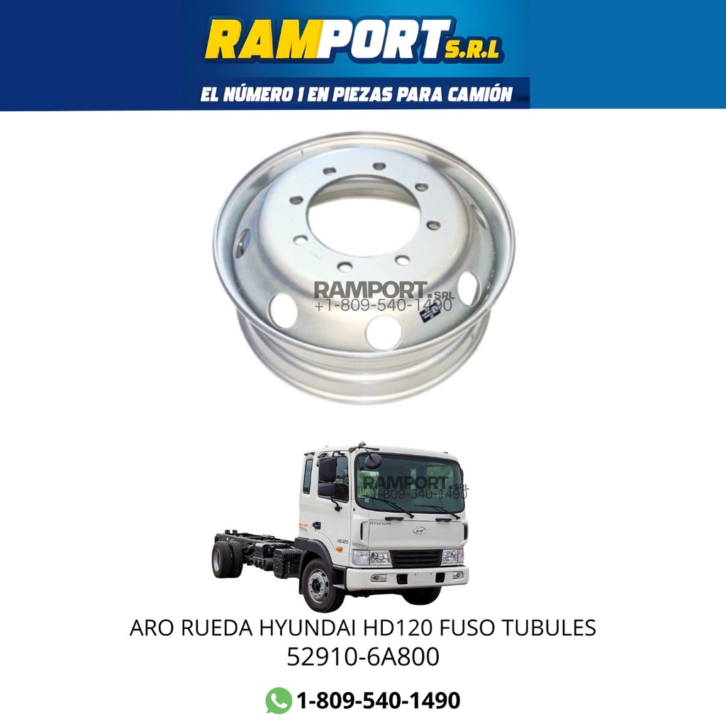ARO RUEDA HYUNDAI HD120 FUSO TUBULES -5