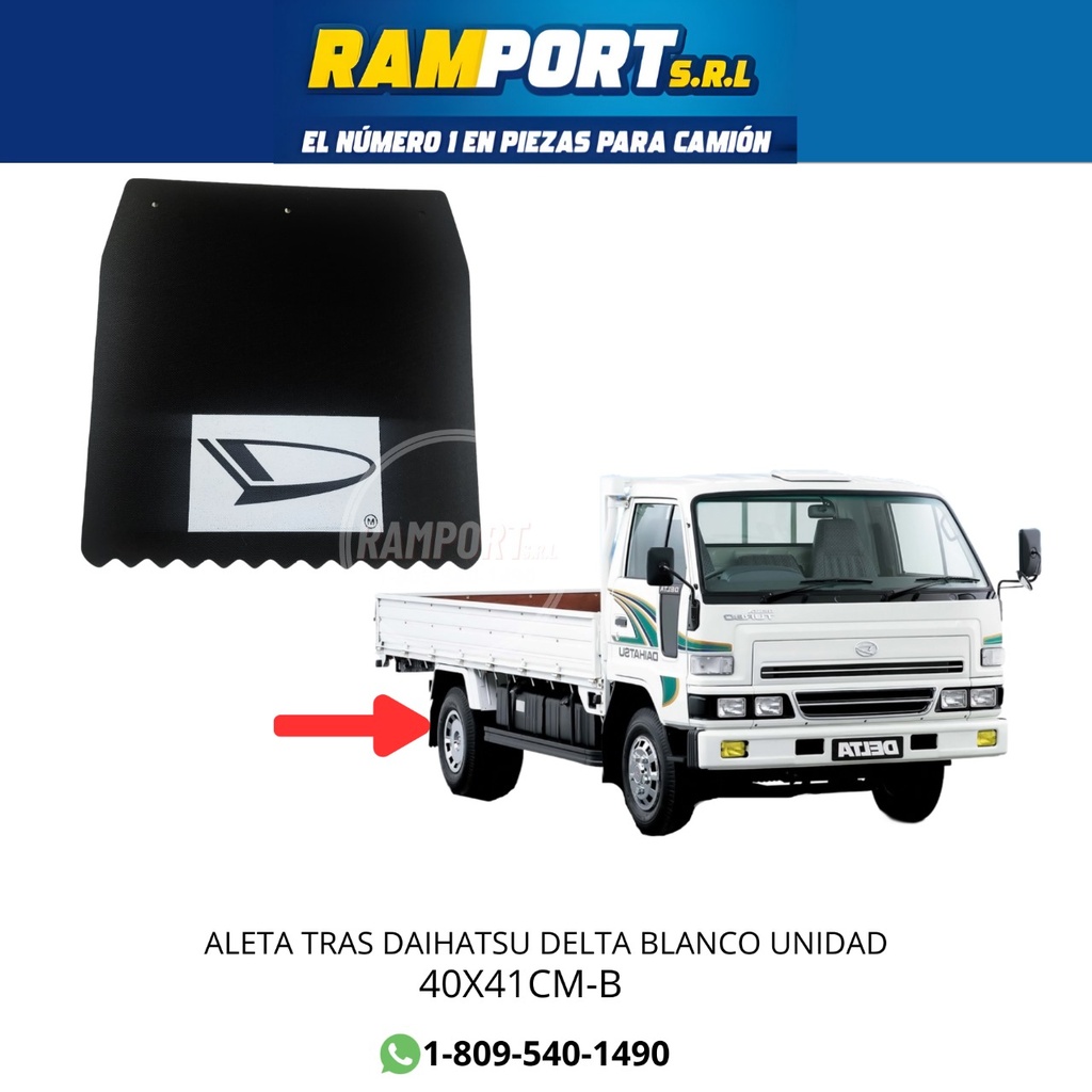 ALETA TRAS DAIHATSU DELTA BLANCO GRUEZA