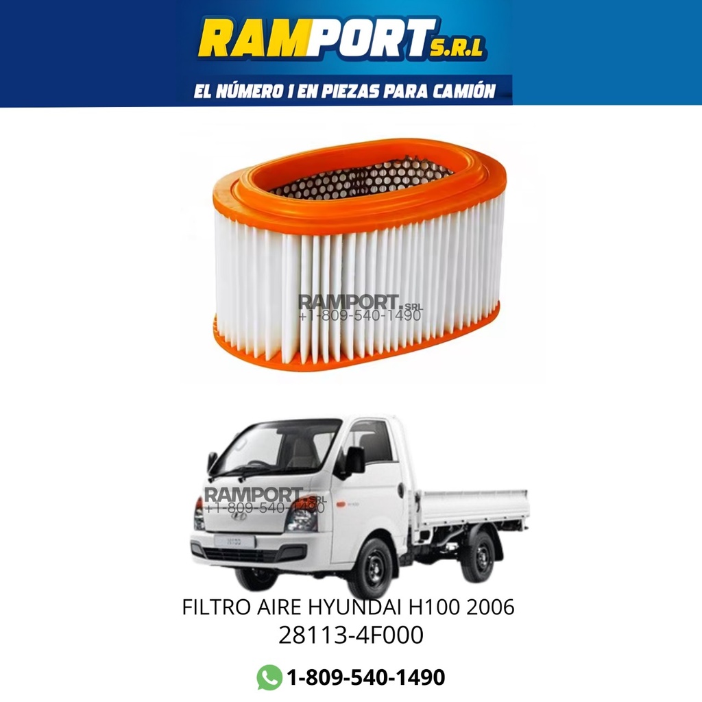 FILTRO AIRE HYUNDAI H100 2006 