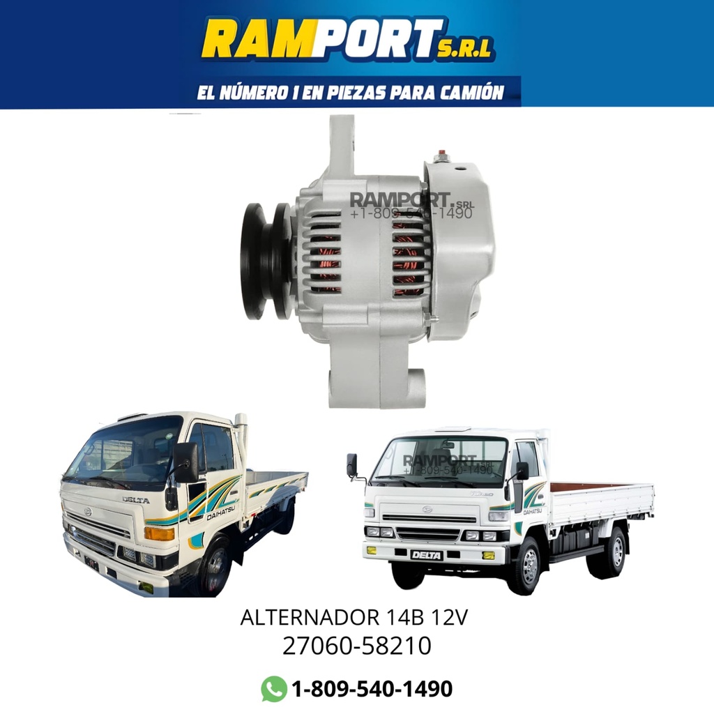 ALTERNADOR 14B 12V 