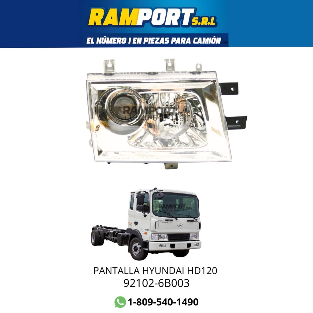 PANTALLA HYUNDAI HD120 