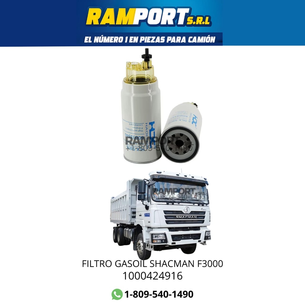 [1000424916] FILTRO GASOIL SHACMAN F3000 5  
