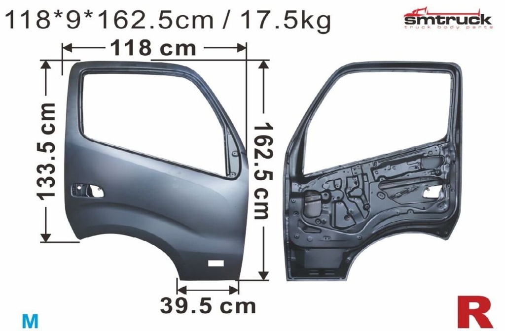PUERTA HINO 300 S/AGUJERO RH