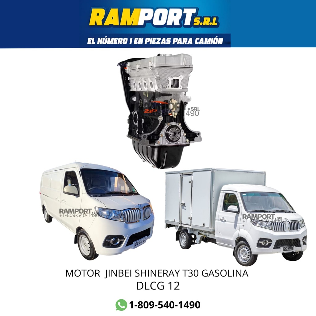 [DLCG 14] MOTOR SHINERAY T30 1.3JINBEI GASOLINA -4 