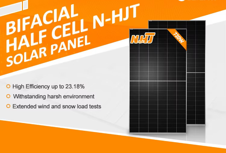 PANEL SOLAR DOBLE VIDRIO BIFACIAL 720W