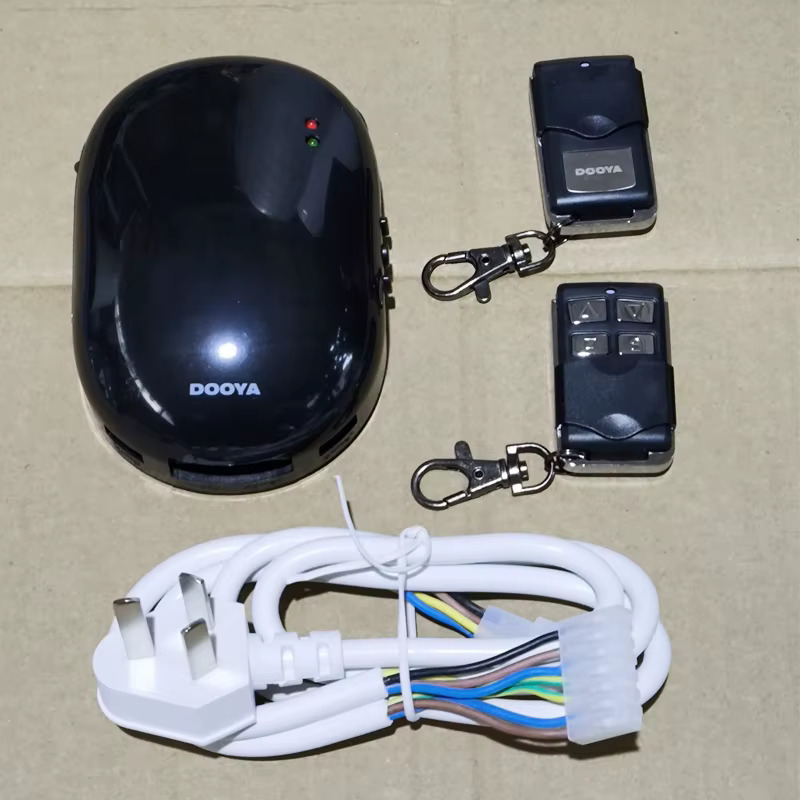 Controlador receptor de puerta de garaje persiana enrollable Control remoto Motor Tubular DC136 Universal DC136N con 2 mandos a distancia 230V/50HZ