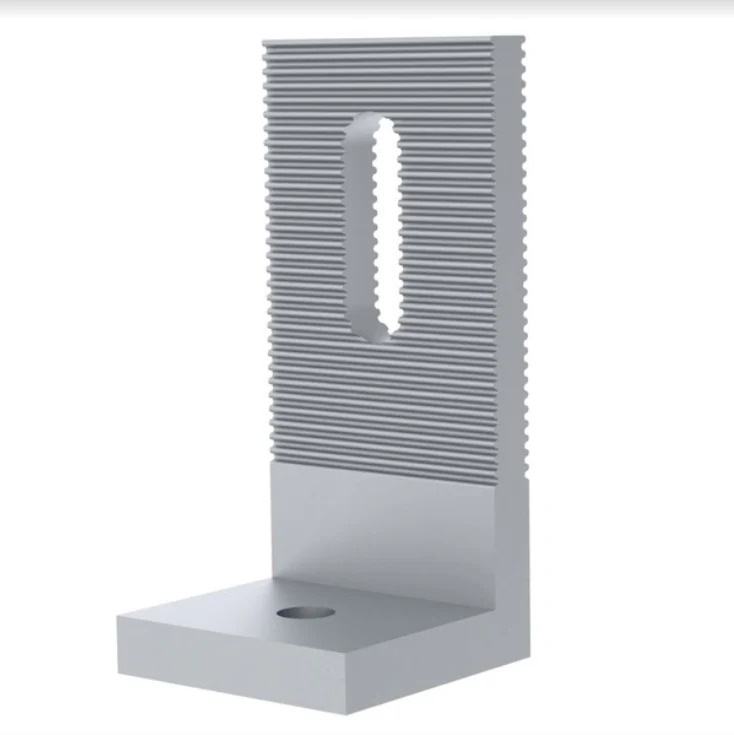 PATA AJUSTABLE Y TORNILLO DE PANEL SOLAR 80MM