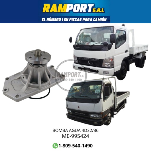 [ME-995424] BOMBA AGUA 4D32/36