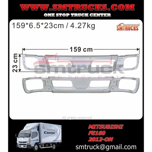 [MBL12-200W] BUMPER FUSO 2012 C/E 3.5 T 004-001-MBO 