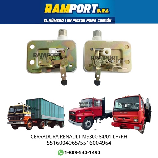 [5516004965] CERRADURA RENAULT MS300 84/01 LH *5