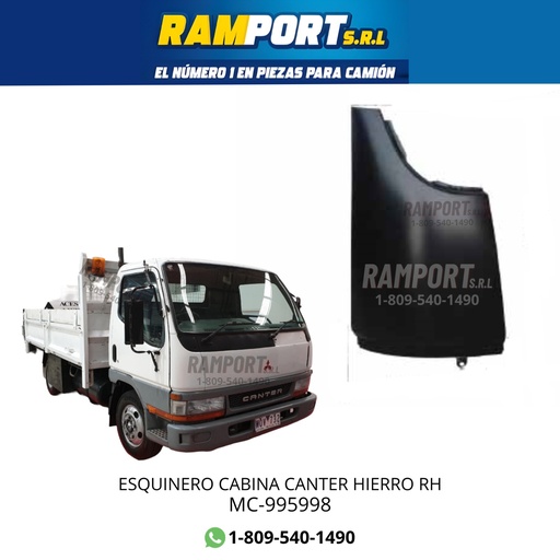 [MC-995998] PANEL DE ESQUINA MITSUBISHI CANTER H RH