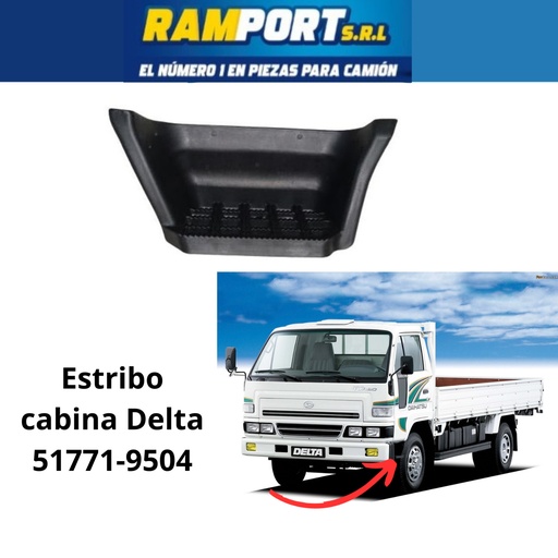 [51772-95406] ESCALÓN CABINA DELTA TY LH 