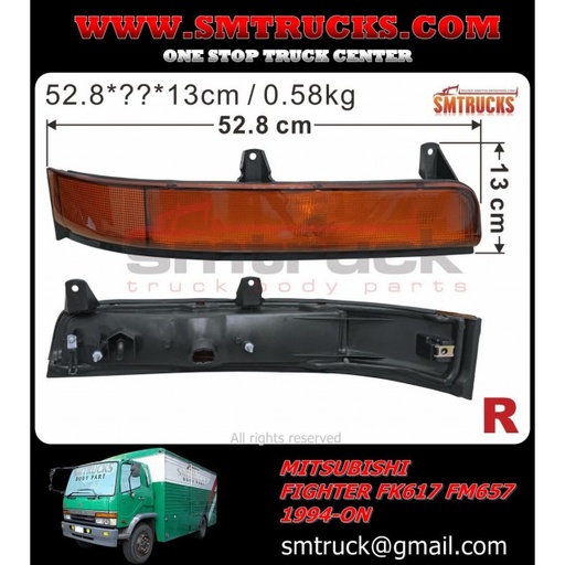 [214-1638R           ] FAROL DIREC FUSO FK615/17 FM657 RH