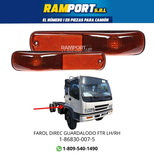 [1-86830-007-5] FAROL LATERAL ISUSU FTR LH RH
