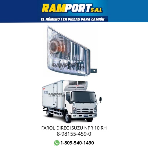[8-98155-459-0        ] FAROL DIREC ISUZU NPR 10 RH