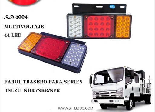 [GS-C-020-29-L] FAROL TRAS ISUZU NPR NKR LED LH