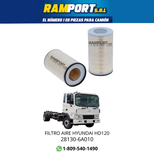 [28130-6A010] FILTRO AIRE HYUNDAI HD120