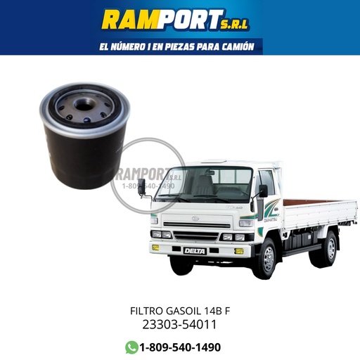 [23303-54011] FILTRO GASOIL 14B