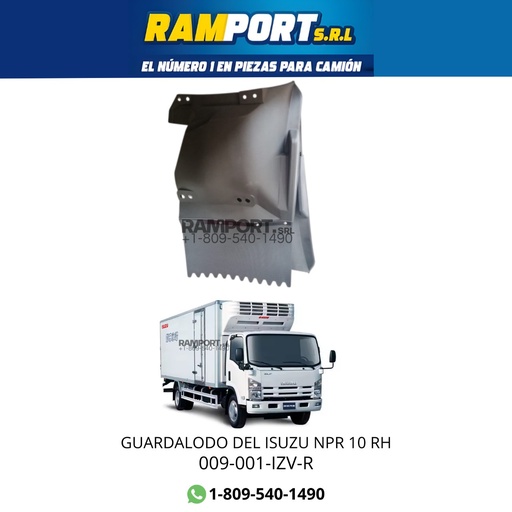 [009-001-IZV-R] GUARDALODO DEL ISUZU NPR 10 RH